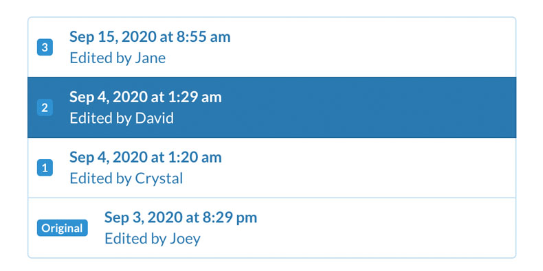 Event tracking allows a more granular look at activity in your account See who did what, deep file-level tracking for all transcripts