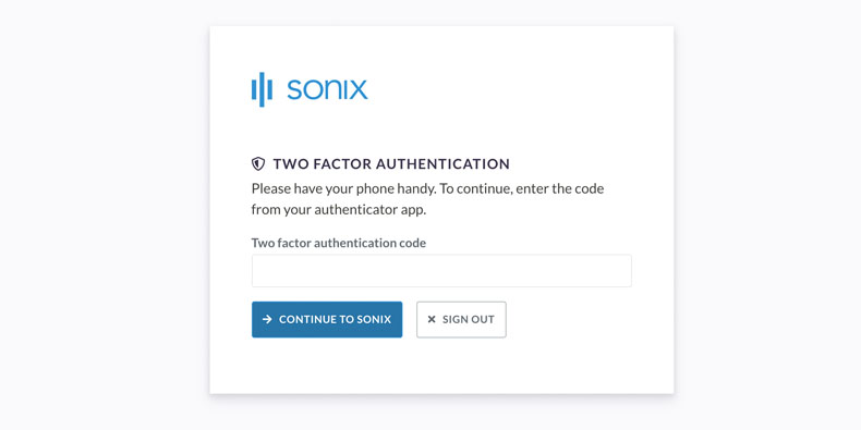 Increased security in addition to your password Require an access code from a second device to ensure that your account is secured