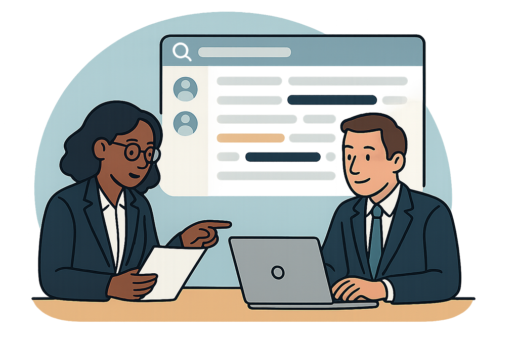 AI-generated legal transcript with full search features Searchable legal transcript with timestamps and speaker labels